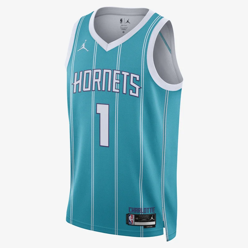 Jordan Green Men's NBA Charlotte Hornets Icon Edition 2022/23 Dri-FIT Swingman Jersey for Men | Best Price UAE